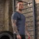 Men's Fitness printed short-sleeved sports training breathable quick-drying PRO High-elasticity tight short-sleeved T-shirt 91205