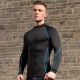 Men's High Collar Fitness Long Sleeve Pro Sports Running Long Sleeve T-shirt Autumn And Winter Elastic Quick-drying Stand Collar Vests 1058 Men's High Collar Fitness Long Sleeve Pro Sports Running Long Sleeve T-shirt Autumn And Winter Elastic Quick-drying Stand Collar Vests 1058