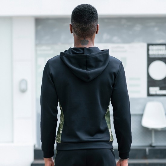 Men's sports sweatshirt, running fitness training suit, loose casual long-sleeved camouflage hooded jacket 91602 Men's sports sweatshirt, running fitness training suit, loose casual long-sleeved camouflage hooded jacket 91602