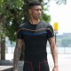 Men's PRO fitness short-sleeved reflective Running training Quick-drying Suit High-Elasticity Tight Suit Sports short-sleeved T-shirt 91209 Men's PRO fitness short-sleeved reflective Running training Quick-drying Suit High-Elasticity Tight Suit Sports short-sleeved T-shirt 91209