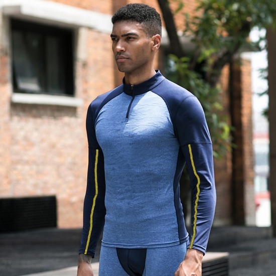 Men's autumn and winter fitness wear, long-sleeved PRO, tight height and elastic sportswear, camouflage, running training, quick-drying clothes 91504 Men's autumn and winter fitness wear, long-sleeved PRO, tight height and elastic sportswear, camouflage, running training, quick-drying clothes 91504