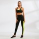 Women's yoga long pants, side pocket fitness running elastic tight amazon quick-drying sweat-wicking long pants 2088