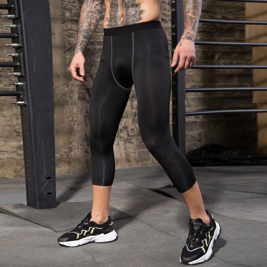 Men's tight PRO capri pants, sports and fitness running shorts, cross-border Amazon quick-drying Capri pants, 1050 Men's tight PRO capri pants, sports and fitness running shorts, cross-border Amazon quick-drying Capri pants, 1050
