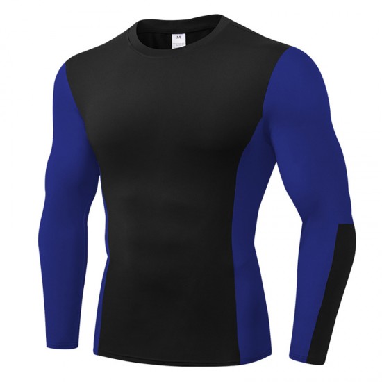 Men's PRO Fitness Quick-drying long-sleeved sports running fitness Wear High-elasticity Sweat-wicking Training Tight-fitting T-shirt 01508 Men's PRO Fitness Quick-drying long-sleeved sports running fitness Wear High-elasticity Sweat-wicking Training Tight-fitting T-shirt 01508