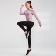 Autumn And Winter Women's Sports Long Sleeve Fitness Running Yoga Clothing High Elastic Tights Quick Drying Stand Collar Sweater 92506 Autumn And Winter Women's Sports Long Sleeve Fitness Running Yoga Clothing High Elastic Tights Quick Drying Stand Collar Sweater 92506