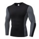Men's PRO Fitness Quick-drying long-sleeved sports running fitness Wear High-elasticity Sweat-wicking Training Tight-fitting T-shirt 01508 Men's PRO Fitness Quick-drying long-sleeved sports running fitness Wear High-elasticity Sweat-wicking Training Tight-fitting T-shirt 01508
