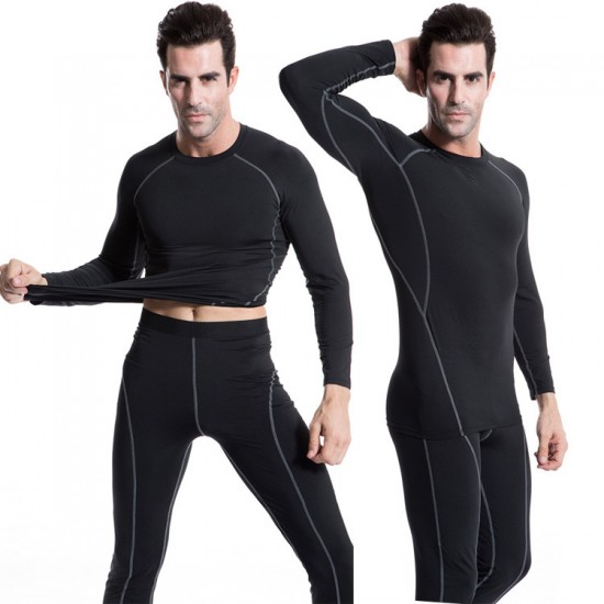 Men's Tight PRO fitness exercise running T-shirt Elastic Sweat-wicking Quick-drying long-sleeved shirt 1039 Men's Tight PRO fitness exercise running T-shirt Elastic Sweat-wicking Quick-drying long-sleeved shirt 1039