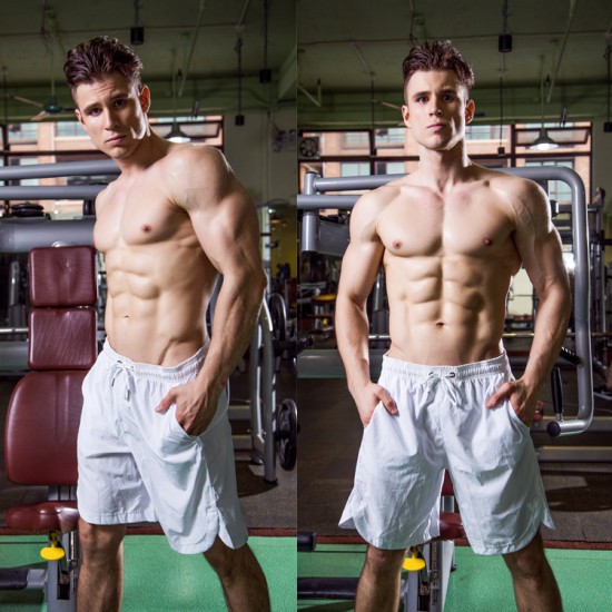 Men's sports shorts, fitness running training, basketball shorts, loose casual quick-drying shorts 7054 Men's sports shorts, fitness running training, basketball shorts, loose casual quick-drying shorts 7054