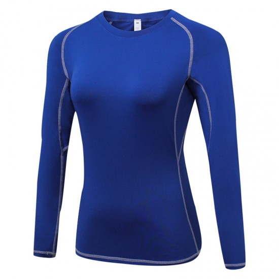 Women's Tight-fitting PRO sports fitness Yoga training long-sleeved T-shirt Moisture-wicking long-sleeved shirt 2039 Women's Tight-fitting PRO sports fitness Yoga training long-sleeved T-shirt Moisture-wicking long-sleeved shirt 2039