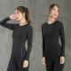 Women's PRO Tight-fitting training long-sleeved sports fitness Yoga T-shirt, moisture-wicking long-sleeved shirt 2019 Women's PRO Tight-fitting training long-sleeved sports fitness Yoga T-shirt, moisture-wicking long-sleeved shirt 2019