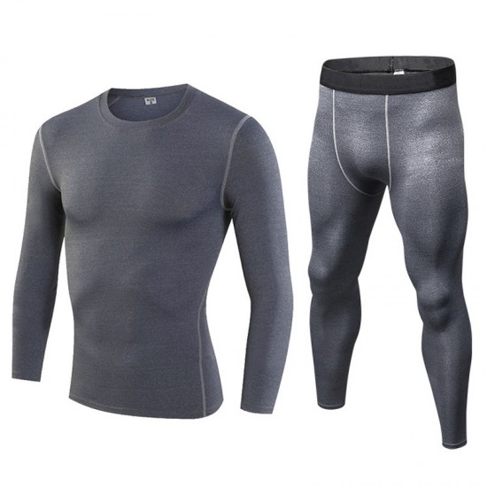 Men's Tight training Suit PRO Sports and Fitness Set Sweat-wicking quick-drying clothes Long sleeves + long pants 1019+1020 Men's Tight training Suit PRO Sports and Fitness Set Sweat-wicking quick-drying clothes Long sleeves + long pants 1019+1020