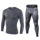 Men's Tight training Suit PRO Sports and Fitness Set Sweat-wicking quick-drying clothes Long sleeves + long pants 1019+1020 Men's Tight training Suit PRO Sports and Fitness Set Sweat-wicking quick-drying clothes Long sleeves + long pants 1019+1020