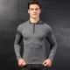 Men's autumn and winter sports sweatshirt, fitness running training, long-sleeved half-zipper stretch quick-drying stand-up collar sweatshirt 9004 Men's autumn and winter sports sweatshirt, fitness running training, long-sleeved half-zipper stretch quick-drying stand-up collar sweatshirt 9004