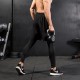 Men's Tights Fake Two-piece Fitness Sports Running Training Amazon Casual Stretch Quick-drying Trousers 7010