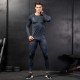 Men's 3D printed fitness running training long-sleeved amazon tight Stretch Sweat-wicking quick-drying garment 4029 Men's 3D printed fitness running training long-sleeved amazon tight Stretch Sweat-wicking quick-drying garment 4029