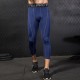 Men's Pro Cropped Pants Fitness Running Training Tights Quick-drying Sweat-wicking Breathable Stretch Cropped Pants 1051 Men's Pro Cropped Pants Fitness Running Training Tights Quick-drying Sweat-wicking Breathable Stretch Cropped Pants 1051