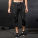 Men's Pro Cropped Pants Fitness Running Training Tights Quick-drying Sweat-wicking Breathable Stretch Cropped Pants 1051 Men's Pro Cropped Pants Fitness Running Training Tights Quick-drying Sweat-wicking Breathable Stretch Cropped Pants 1051