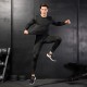 Men's Pro Sports Trousers Tight Training Fitness Running Mesh Stitching Quick-drying Stretch Trousers 1040 Men's Pro Sports Trousers Tight Training Fitness Running Mesh Stitching Quick-drying Stretch Trousers 1040