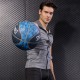 Men's tight-fitting sleeveless vest, running training fitness suit, zipper hooded quick-drying coat 9006 Men's tight-fitting sleeveless vest, running training fitness suit, zipper hooded quick-drying coat 9006
