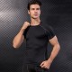 Men's Pro Tight Short-sleeved Fitness Sports Running Training Clothing Elastic Quick-drying Clothes Short-sleeved T-shirt Clothes 1053 Men's Pro Tight Short-sleeved Fitness Sports Running Training Clothing Elastic Quick-drying Clothes Short-sleeved T-shirt Clothes 1053