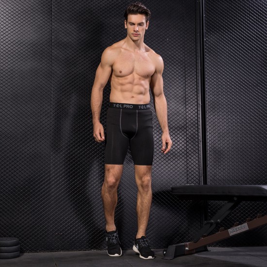 Cross-border Amazon Men's Sports PRO Fitness Running Tight Training Shorts Quick-Drying Shorts 1034 Cross-border Amazon Men's Sports PRO Fitness Running Tight Training Shorts Quick-Drying Shorts 1034