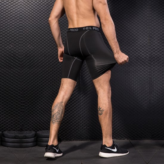 Cross-border Amazon Men's Sports PRO Fitness Running Tight Training Shorts Quick-Drying Shorts 1034 Cross-border Amazon Men's Sports PRO Fitness Running Tight Training Shorts Quick-Drying Shorts 1034