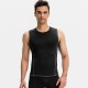 Men's sports vest, round-neck tight-fitting training running fitness suit, elastic sweat-wicking quick-drying top, waistcoat 01108 Men's sports vest, round-neck tight-fitting training running fitness suit, elastic sweat-wicking quick-drying top, waistcoat 01108
