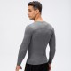 Men's new autumn and winter sports long-sleeved outdoor running tight training T-shirt, high-elasticity quick-drying fitness wear 11515 Men's new autumn and winter sports long-sleeved outdoor running tight training T-shirt, high-elasticity quick-drying fitness wear 11515