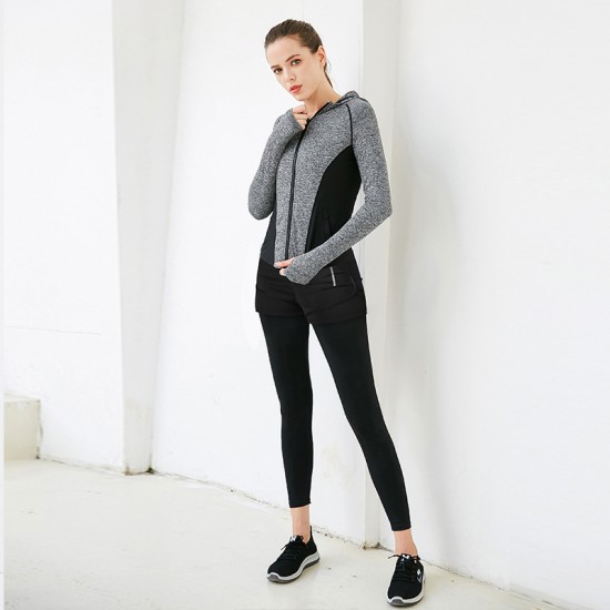 Spring, summer and autumn women's yoga wear, running and exercise, high-elasticity slimming and shaping clothing, fitness quick-drying 5-piece set y92001