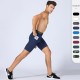 Men's Pro Fitness Shorts With Pocket Sports Running Training Sweat-wicking Quick-drying Elastic Tight Shorts 1084 Men's Pro Fitness Shorts With Pocket Sports Running Training Sweat-wicking Quick-drying Elastic Tight Shorts 1084