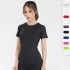 Women's Tight PRO sports fitness Yoga Training Running Sweat-wicking Quick-drying short-sleeved T-shirt Elastic Clothing 2013