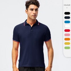 Men's and women's POLO pure cotton T-shirts can be printed with activity shirts, advertising shirts, work clothes, sports running short-sleeved D15004