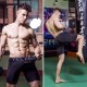 Men's Pro Sports Shorts Fitness Training Running Elastic Quick-drying Mesh Breathable Tight Shorts 1045