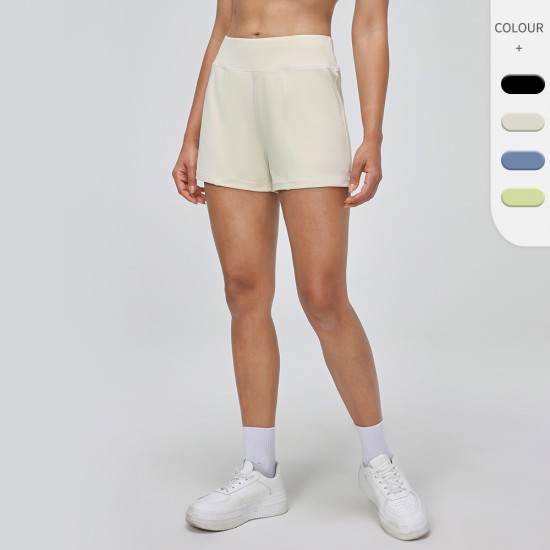 Women's Summer Fitness Sports Shorts High Waist Slim Yoga Shorts Loose Casual Breathable Quick-drying Running Pants 52460 Women's Summer Fitness Sports Shorts High Waist Slim Yoga Shorts Loose Casual Breathable Quick-drying Running Pants 52460