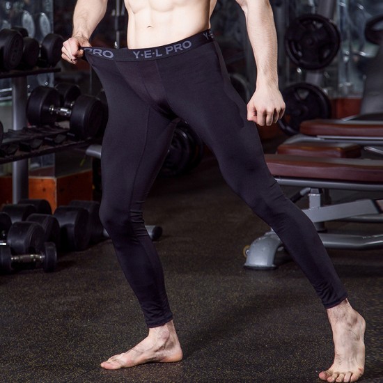 Men's PRO Tight sports pants, fitness training running long pants, elastic quick-drying sweat-wicking breathable long pants 6030 Men's PRO Tight sports pants, fitness training running long pants, elastic quick-drying sweat-wicking breathable long pants 6030