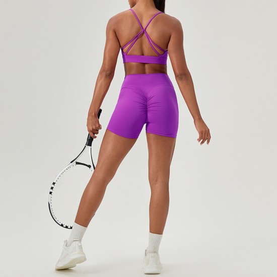 European And American Yoga Bra Female Sexy Beautiful Back Sports Underwear Gather Shock Absorption Fitness Running Sports Bra 52758 European And American Yoga Bra Female Sexy Beautiful Back Sports Underwear Gather Shock Absorption Fitness Running Sports Bra 52758