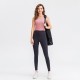 Women's fitness vest with round neck, breathable sports running top, quick-drying, elastic and slimming yoga vest 02116