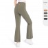 Nude high-waisted, hip-lifting yoga pants, women's sports flared pants, elastic, breathable and loose running and fitness pants JY1908