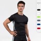 3rd Generation Men's PRO Tight-fitting Sports Fitness Running Elastic Sweat-wicking Quick-Drying Clothes Short-sleeved T-shirt 1033 3rd Generation Men's PRO Tight-fitting Sports Fitness Running Elastic Sweat-wicking Quick-Drying Clothes Short-sleeved T-shirt 1033