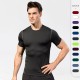 Men's Tight Training Fitness Clothing Running Short-sleeved Sportswear Amazon Stretch Quick-drying Clothes T-shirt 1003 Men's Tight Training Fitness Clothing Running Short-sleeved Sportswear Amazon Stretch Quick-drying Clothes T-shirt 1003