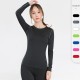Women's PRO Tight-fitting training long-sleeved sports fitness Yoga T-shirt, moisture-wicking long-sleeved shirt 2019 Women's PRO Tight-fitting training long-sleeved sports fitness Yoga T-shirt, moisture-wicking long-sleeved shirt 2019
