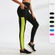 Women's yoga long pants, side pocket fitness running elastic tight amazon quick-drying sweat-wicking long pants 2088