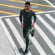 Men's fitness wear, long-sleeved quick-drying outdoor running T-shirt, moisture-wicking, tight height and elastic training suit 91502 Men's fitness wear, long-sleeved quick-drying outdoor running T-shirt, moisture-wicking, tight height and elastic training suit 91502