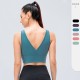 Women's yoga sports bra brocade, double-sided nude, shock-absorbing, running, high-elasticity, tight, training and fitness underwear 02721 Women's yoga sports bra brocade, double-sided nude, shock-absorbing, running, high-elasticity, tight, training and fitness underwear 02721