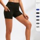 Women's High Waist Yoga Three-point Pants With Pocket Running Training Tight Quick-drying Stretch Fitness Three-point Shorts 2049