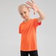 Children's and girls' pure cotton loose sports T-shirts, sweat-absorbing and breathable, short-sleeved outdoor running training, printed with D15015 Children's and girls' pure cotton loose sports T-shirts, sweat-absorbing and breathable, short-sleeved outdoor running training, printed with D15015