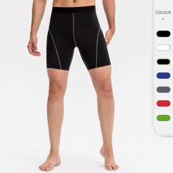 Men's PRO Sports Fitness Running Tight Training Shorts Stretch Quick-Drying Sweat-wicking Shorts Tight Pants 1024