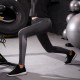 Women's fitness yoga long pants, reflective strips, night running sports training pants, high-elasticity quick-drying tight long pants 2089