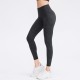 Ladies' no-embarrassment line yoga long pants, nude printed tight sports pants, elastic quick-drying fitness long pants 02333