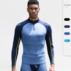 Men's autumn and winter fitness wear, long-sleeved PRO, tight height and elastic sportswear, camouflage, running training, quick-drying clothes 91504